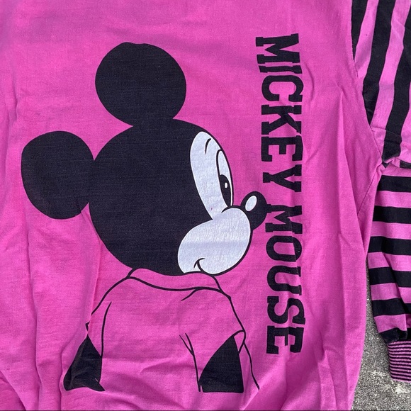 Vintage Disney Mickey Ringer Long Sleeve - Picture 6 of 7